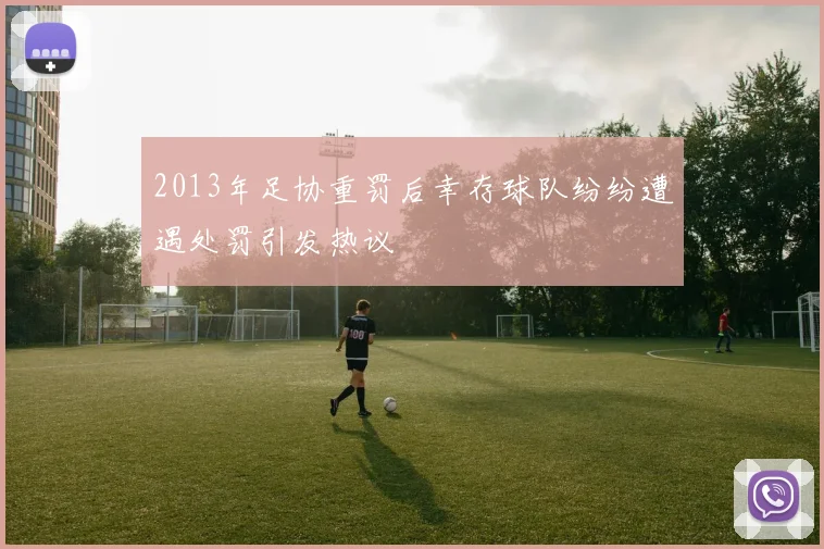 2013年足协重罚后幸存球队纷纷遭遇处罚引发热议